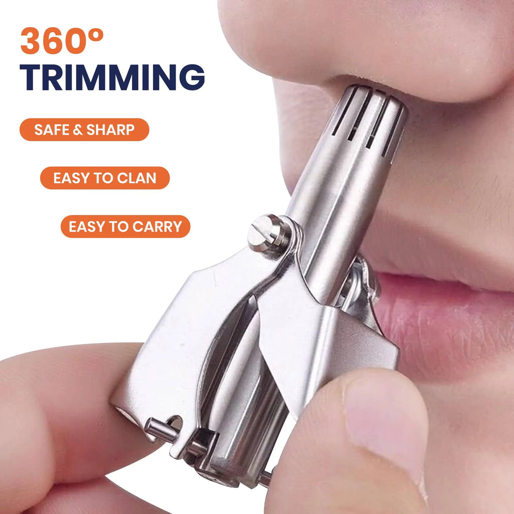 Manual Ear & Nose Hair Trimmer — Washable