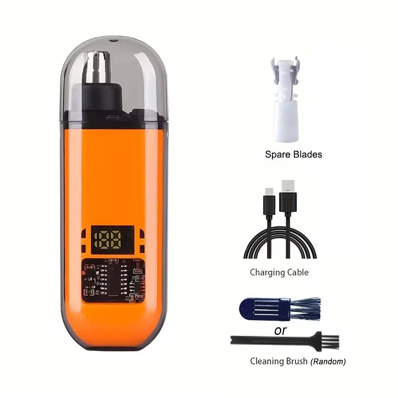 2-in-1 Ear & Nose Hair Trimmer — Portable, Painless Grooming