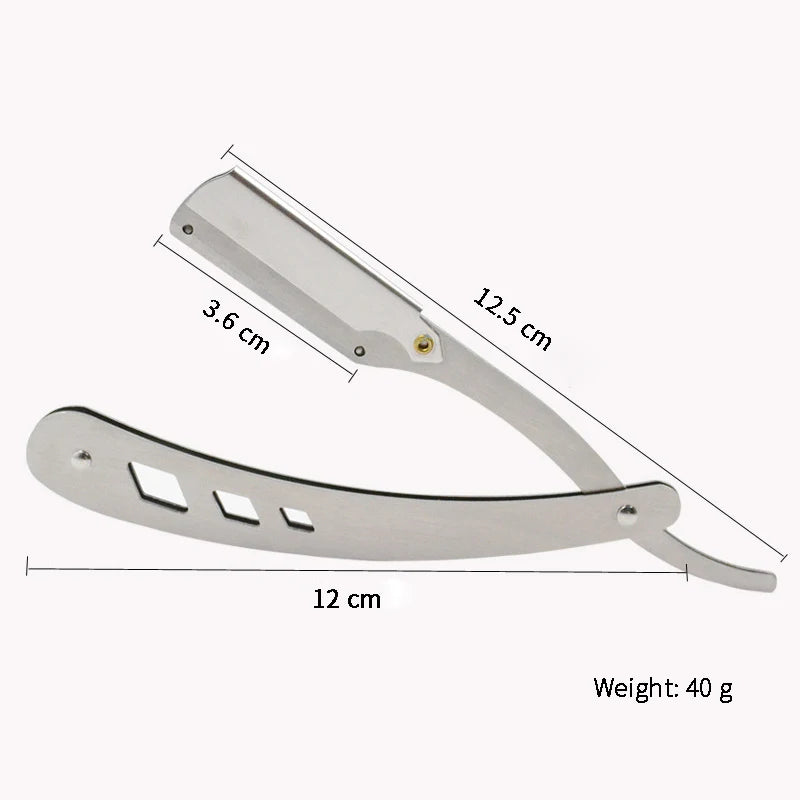 Folding Straight Razor Handle (Blade Not Included)