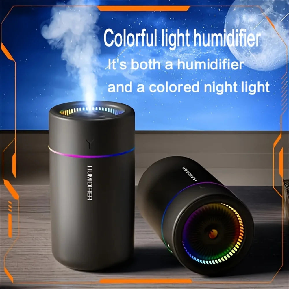 Ultrasonic Car Humidifier with Color LED Light