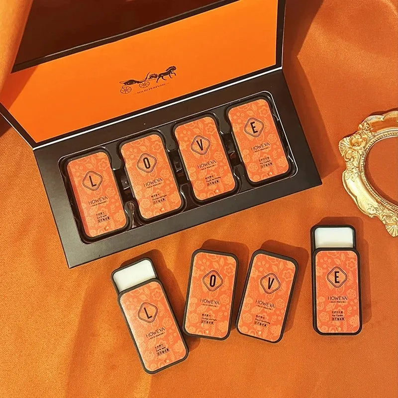 4-Piece Travel Perfume Set — Floral & Fruity Scents