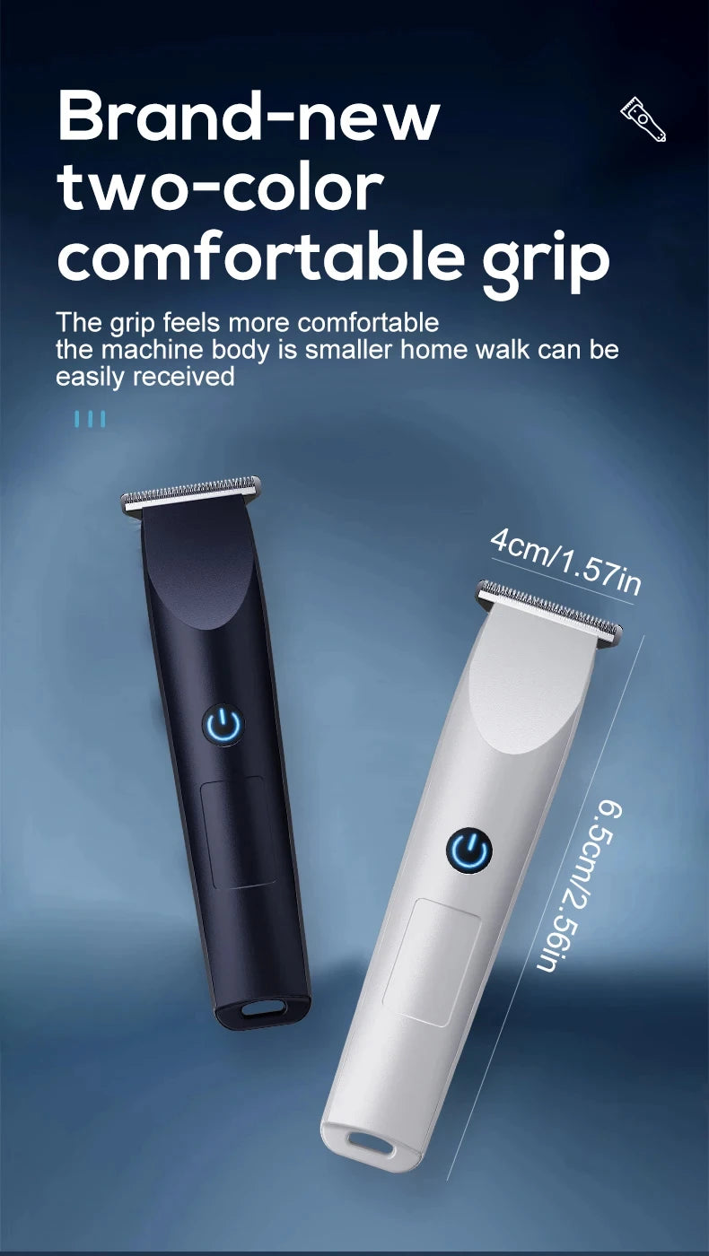 USB Rechargeable Hair & Beard Trimmer — Adjustable Cutter Head