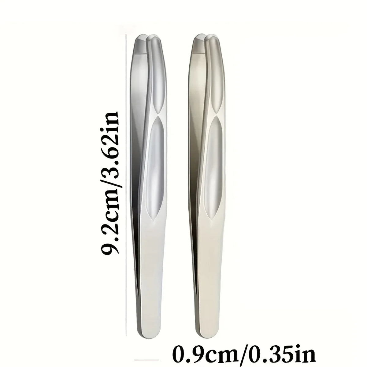 Round-Head Precision Tweezers for Eyebrows & Facial Hair