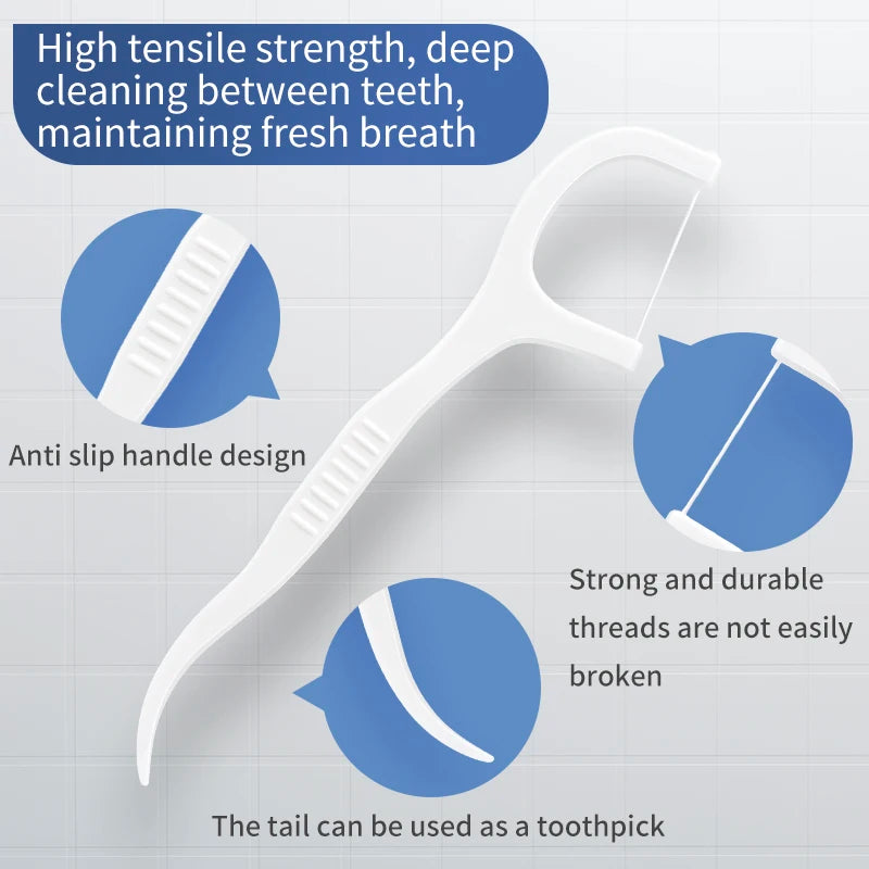 Ultra-Fine Dental Floss Toothpicks (Multi-Pack)