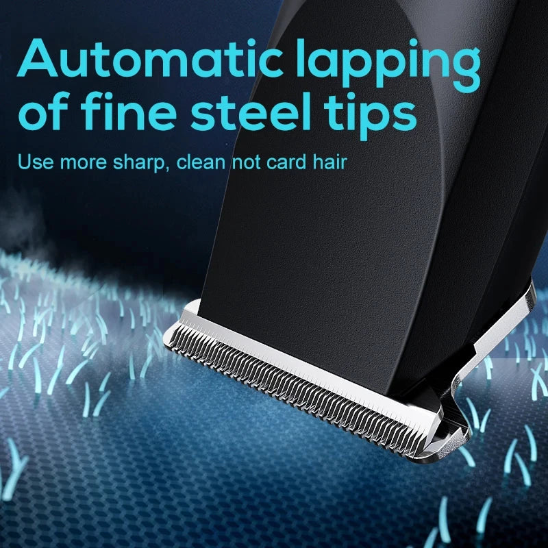 USB Rechargeable Hair & Beard Trimmer — Adjustable Cutter Head