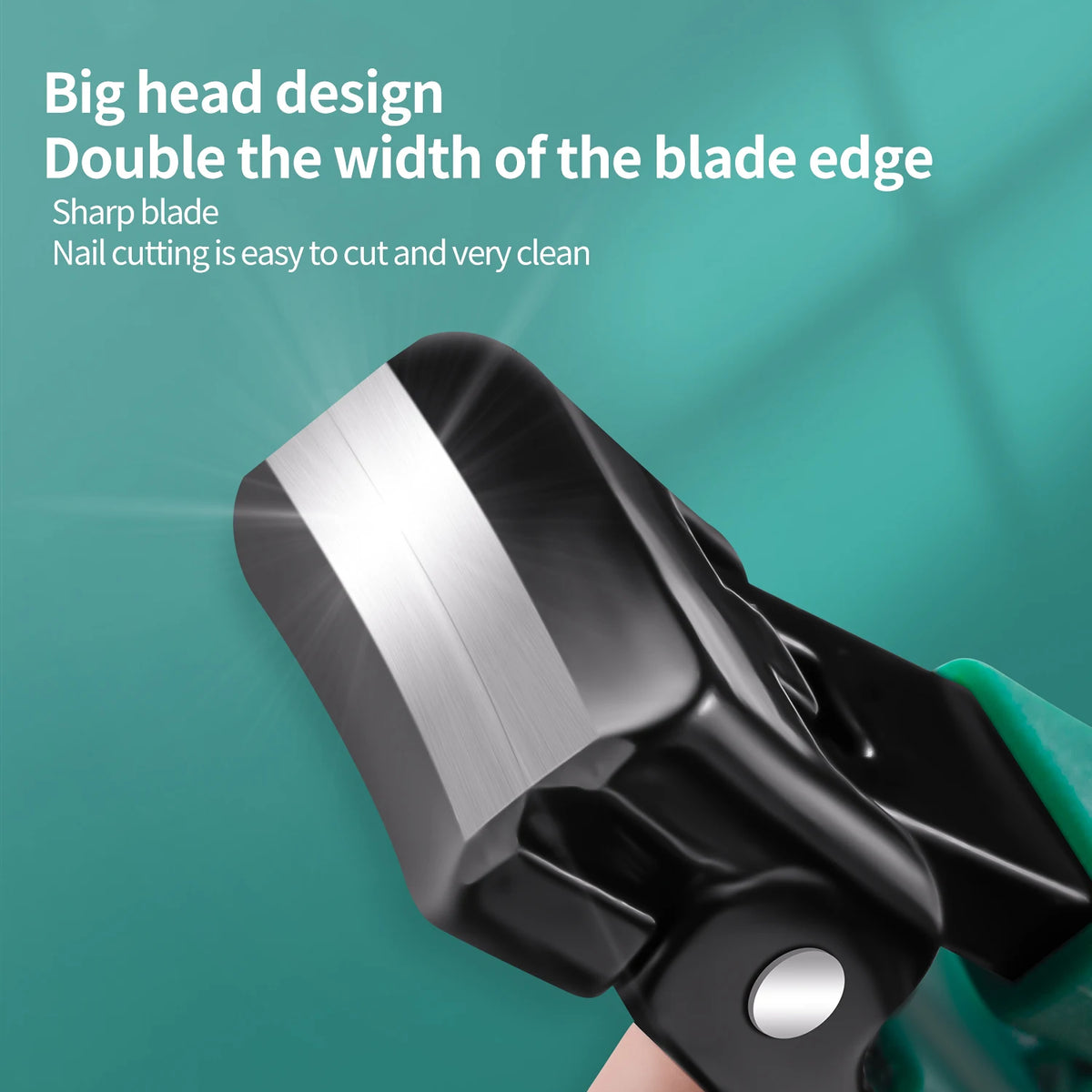 Large Jaw Nail Clipper for Thick, Hard Nails