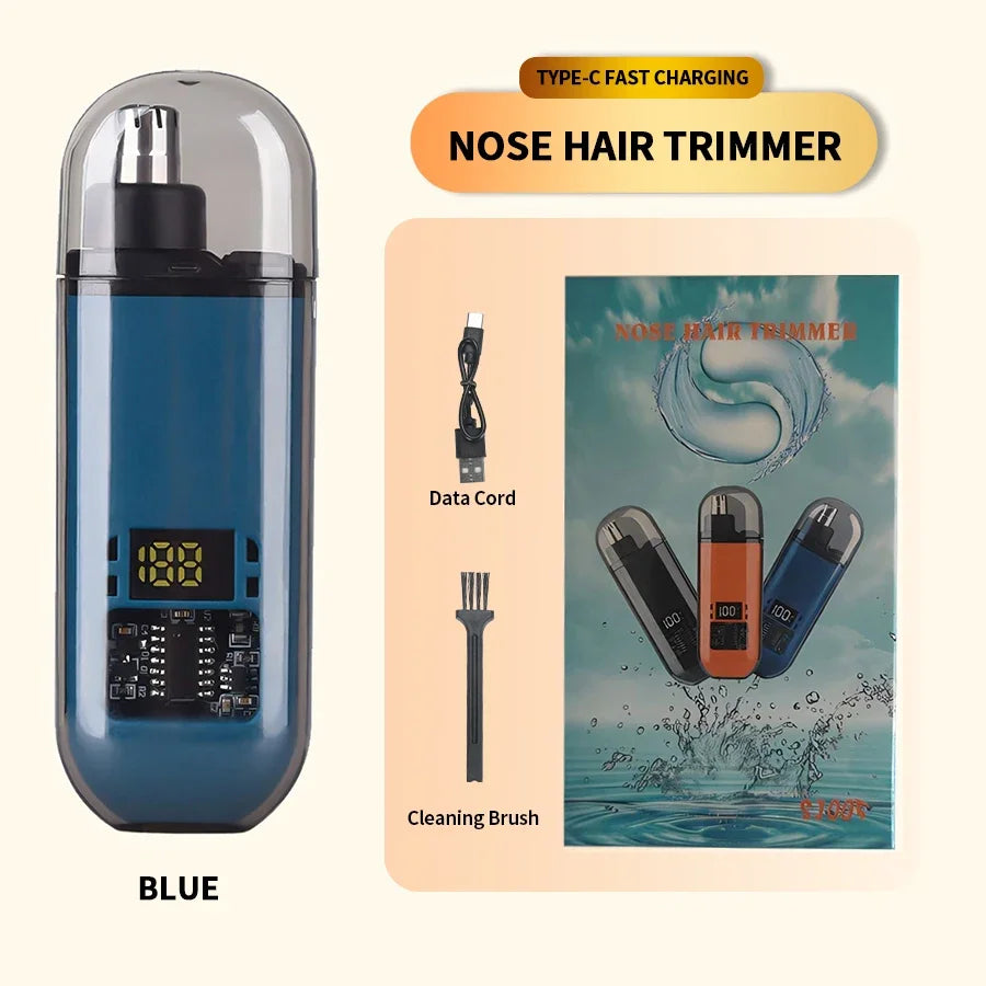 2-in-1 Ear & Nose Hair Trimmer — Portable, Painless Grooming