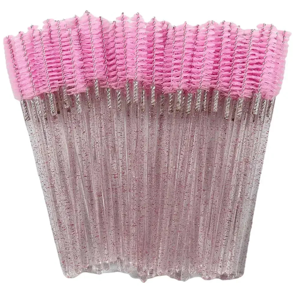 50-Pack Disposable Mascara Wands — Lash & Brow Brush