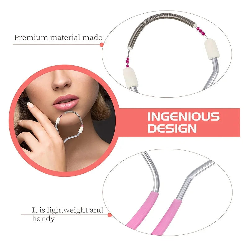 Handheld Spring Roller Facial Epilator