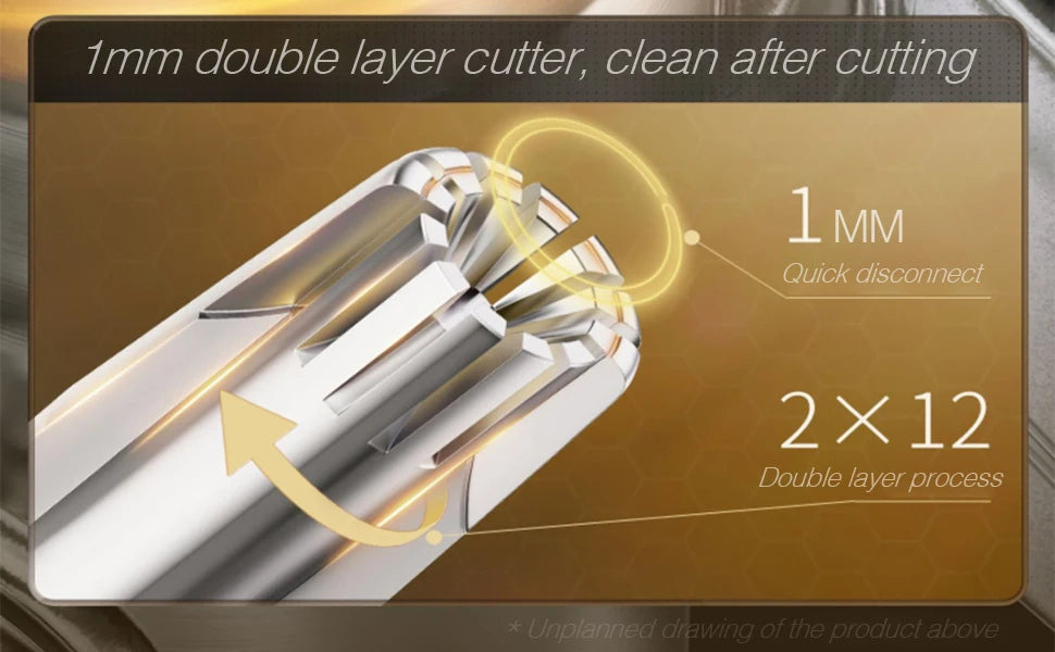 Manual Ear & Nose Hair Trimmer — Washable