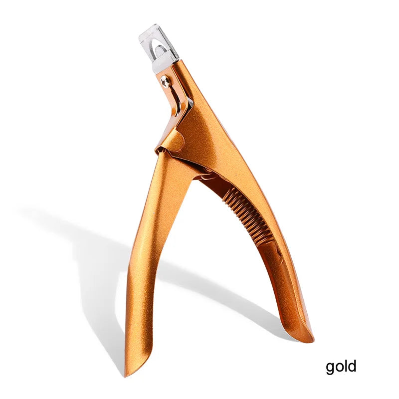 U-Shape Acrylic Nail Tip Clipper — Stainless Steel