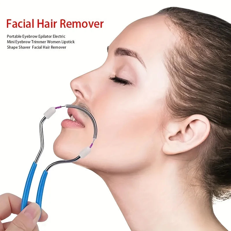 Handheld Spring Roller Facial Epilator