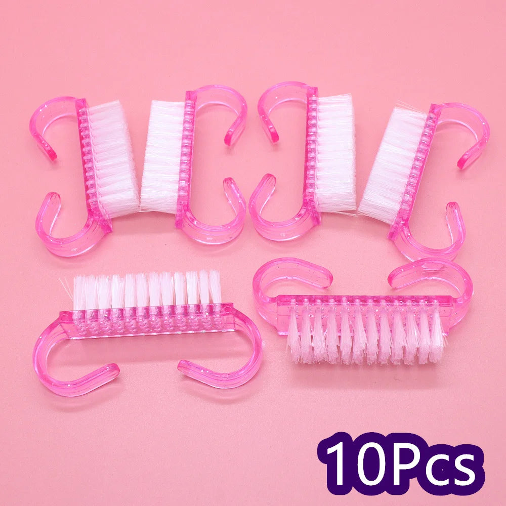 Nail Art Dust Cleaning Brush Set (4 Colors)