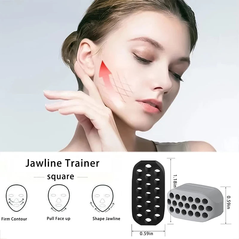 Silicone Jaw Exerciser — Facial Toning Ball