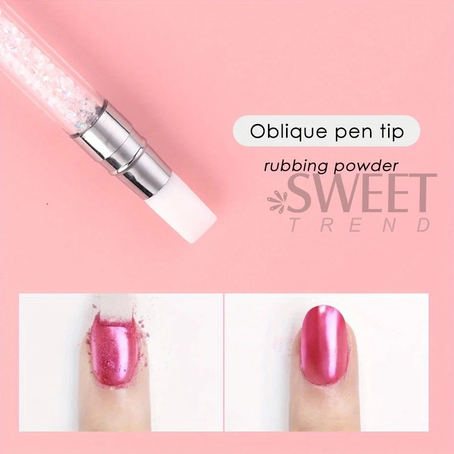 Dual-Head Silicone Nail Art Carving Pen (2-Pack)