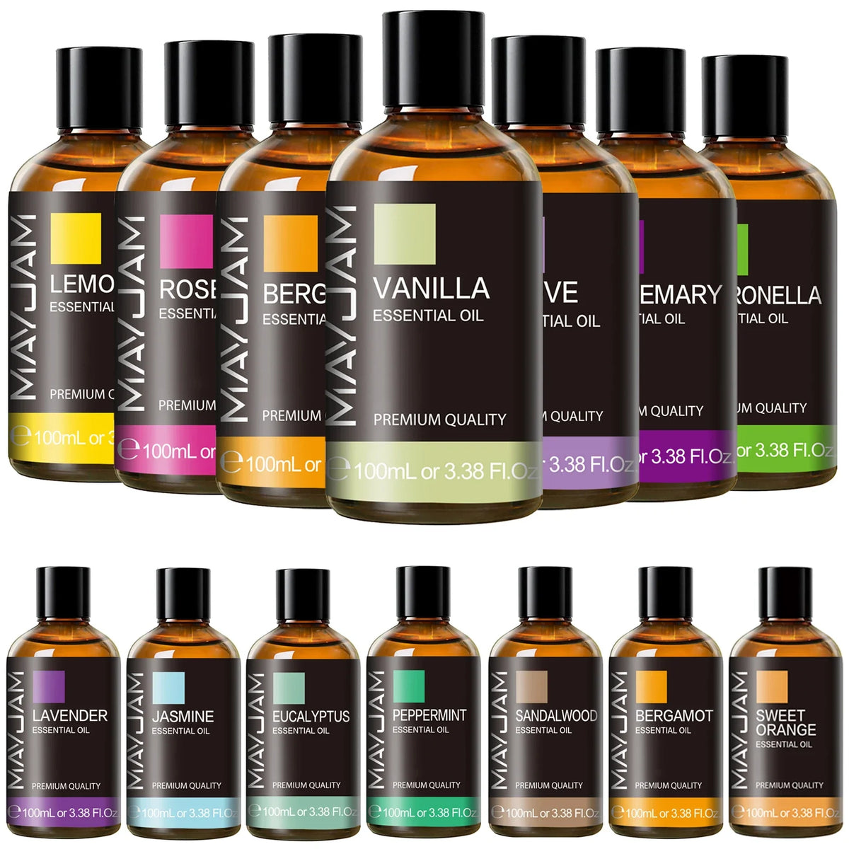 100ml Pure Essential Oil for Diffusers & Aromatherapy
