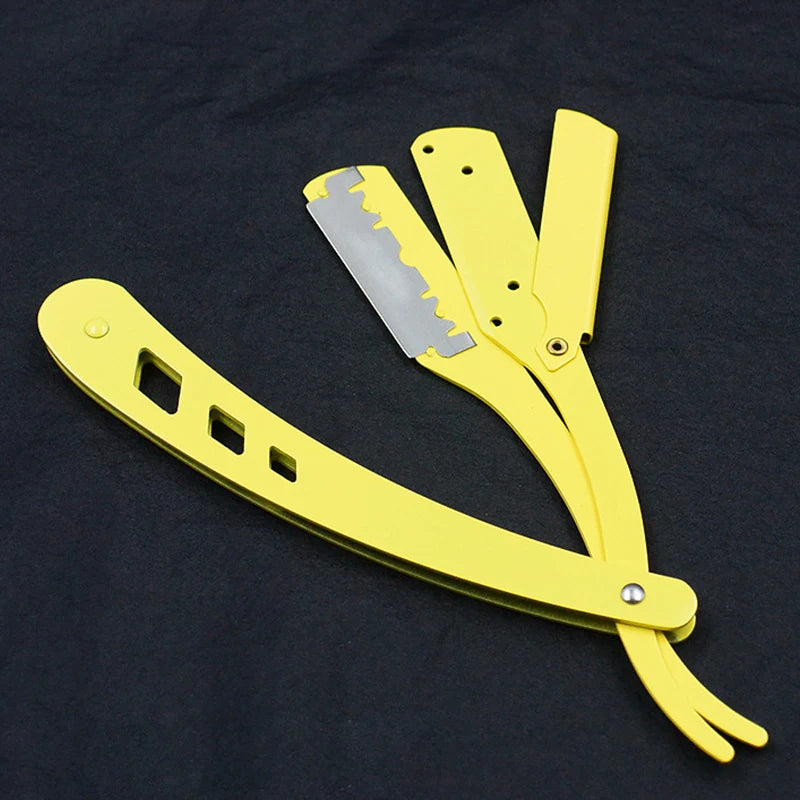 Folding Straight Razor Handle (Blade Not Included)