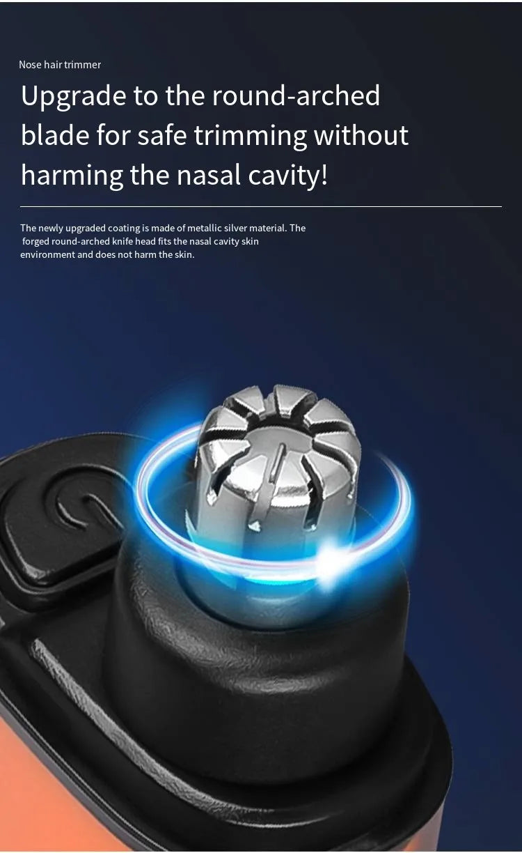 Rechargeable Nose & Ear Hair Trimmer, USB-C