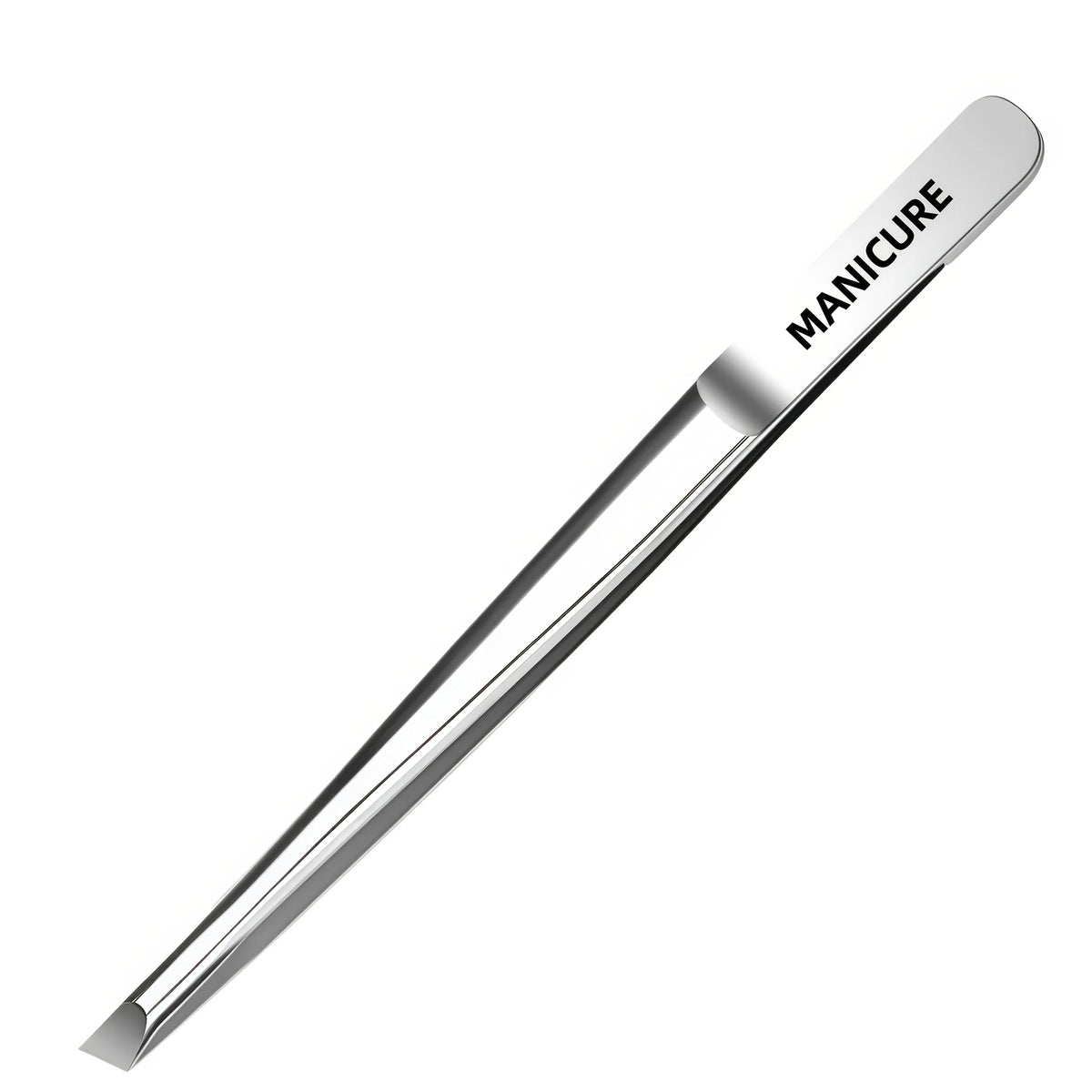 Slant-Tip Stainless Steel Tweezers — Eyebrow Tool