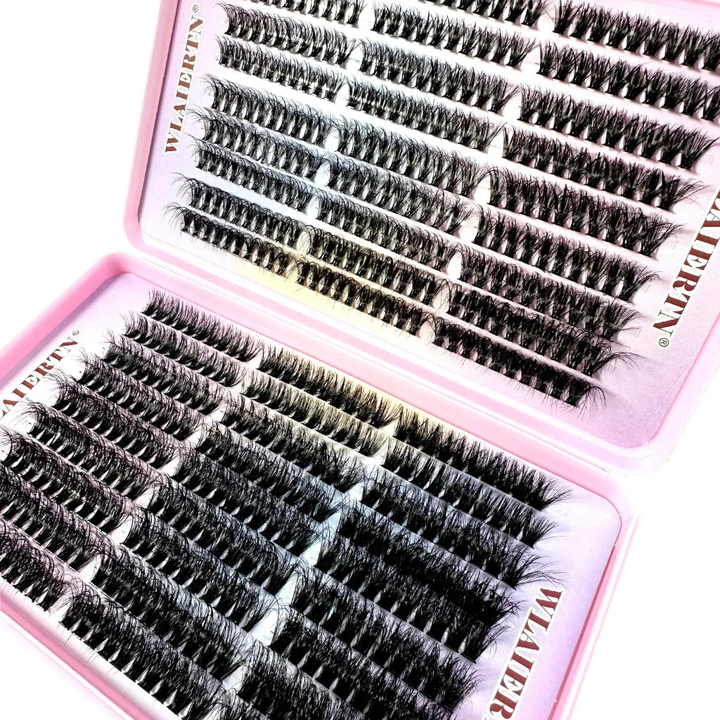 Faux Mink Individual Lash Clusters, Mixed Lengths