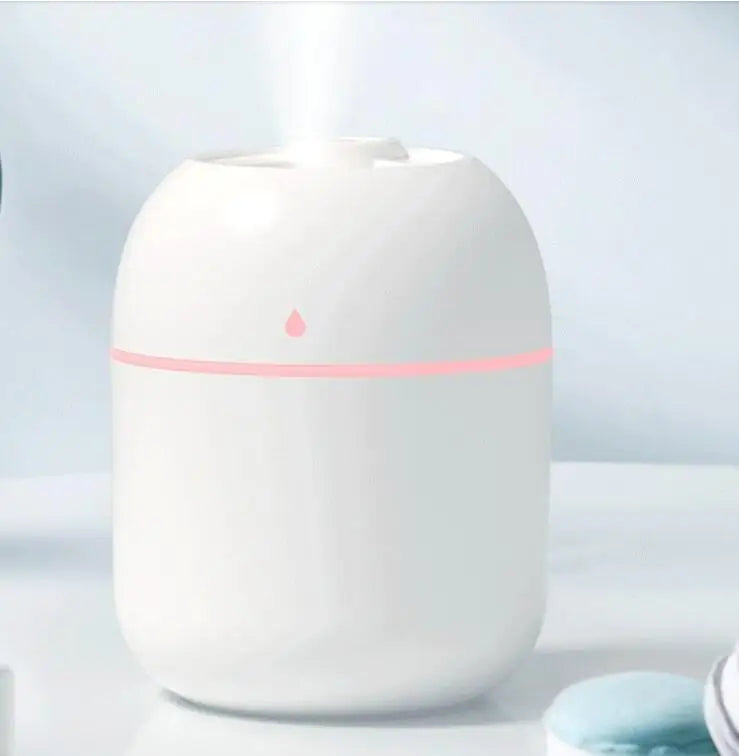 USB Mini Humidifier & Essential Oil Diffuser with LED Light