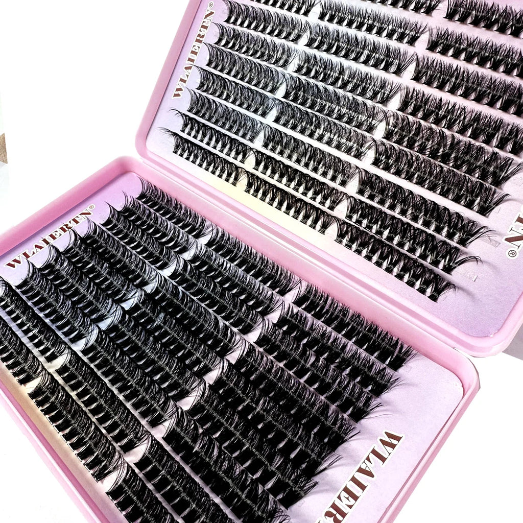 Faux Mink Individual Lash Clusters, Mixed Lengths