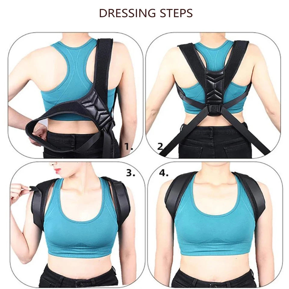 Back & Shoulder Posture Corrector Brace