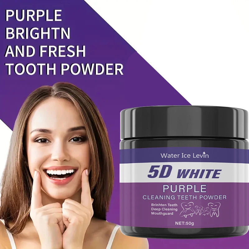 Purple Tooth Cleaning & Polishing Powder — Sulfate-Free
