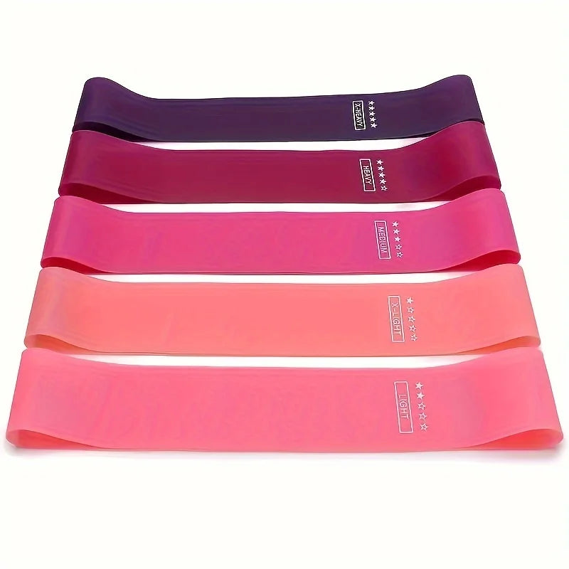 5-Piece Resistance Band Set for Yoga & Strength Training