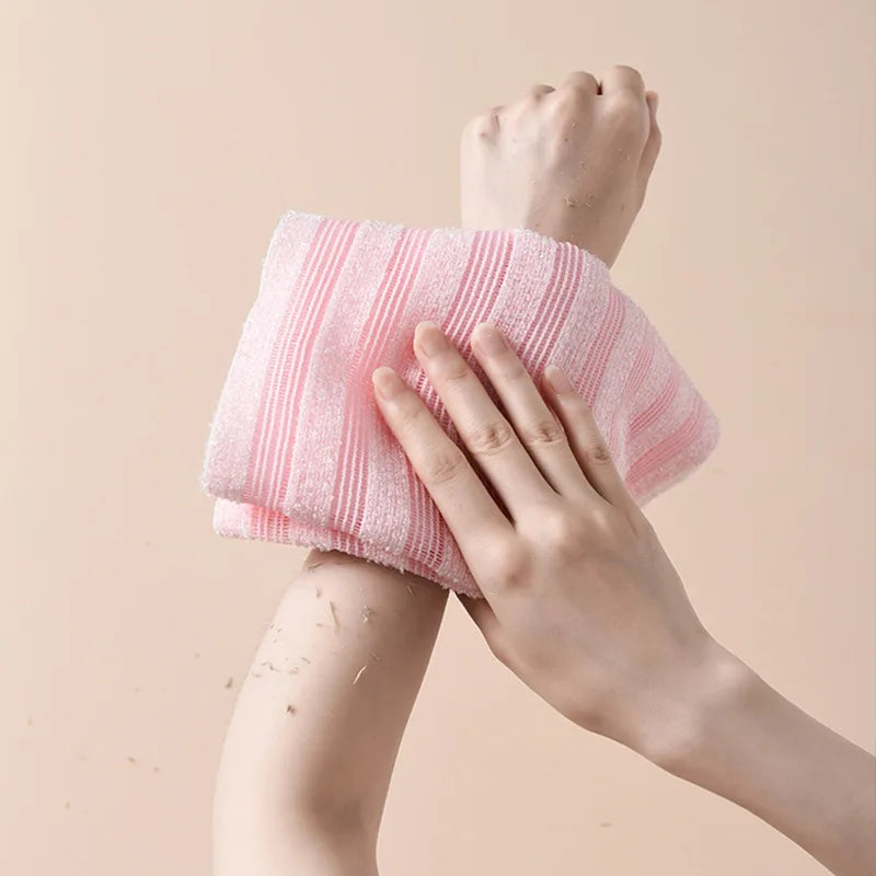 Japanese-Style Exfoliating Bath Washcloth