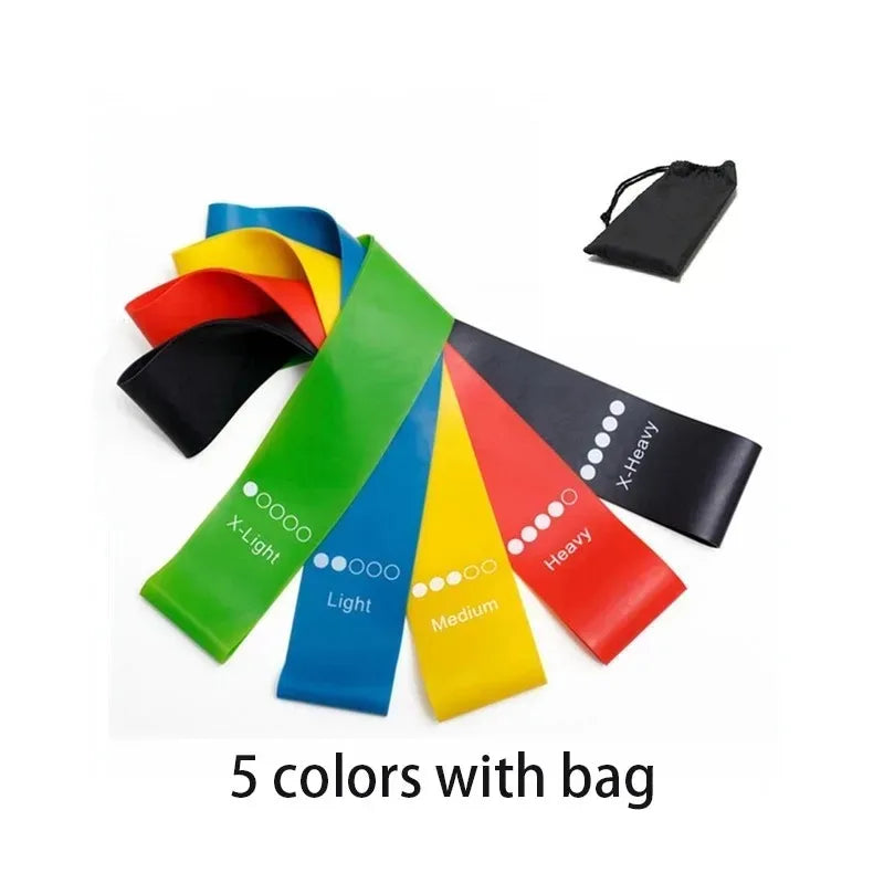 Resistance Loop Bands Set — 5 Levels for Strength & Stretching