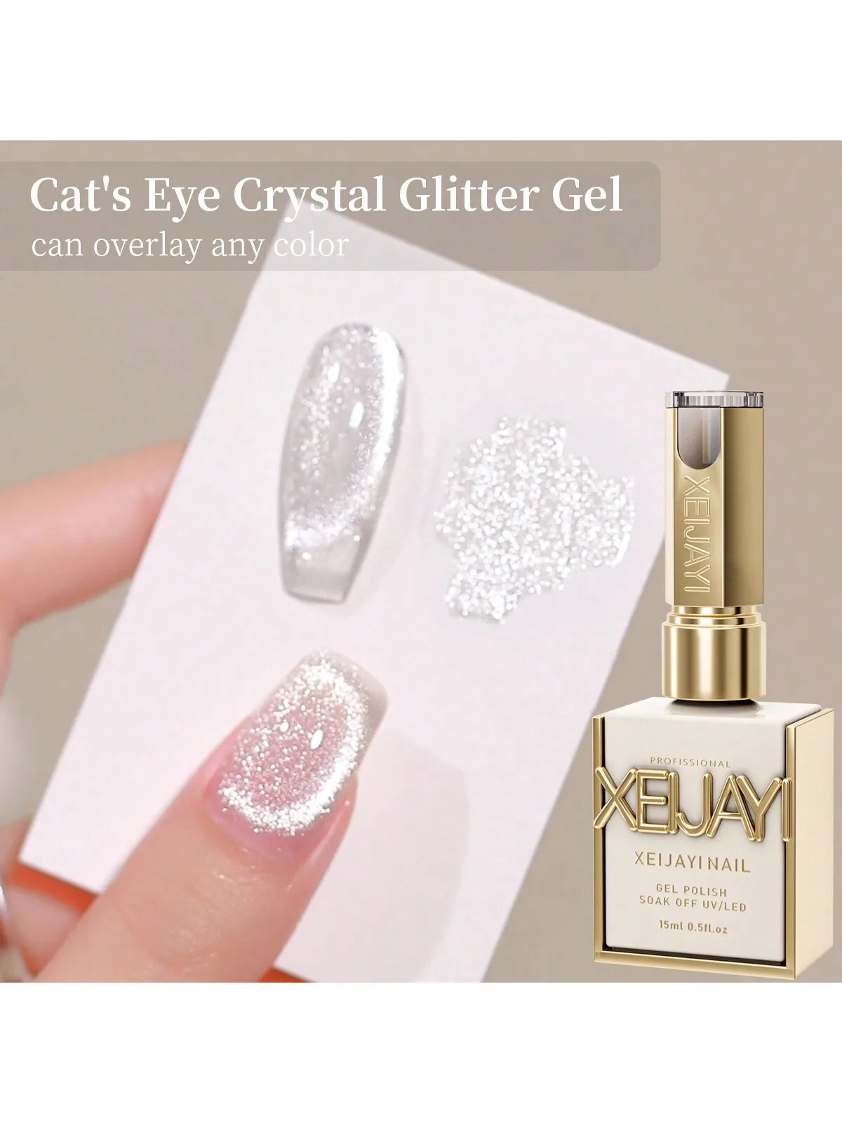 XEIJAYI Cat Eye Magnetic Gel Polish, 15ml