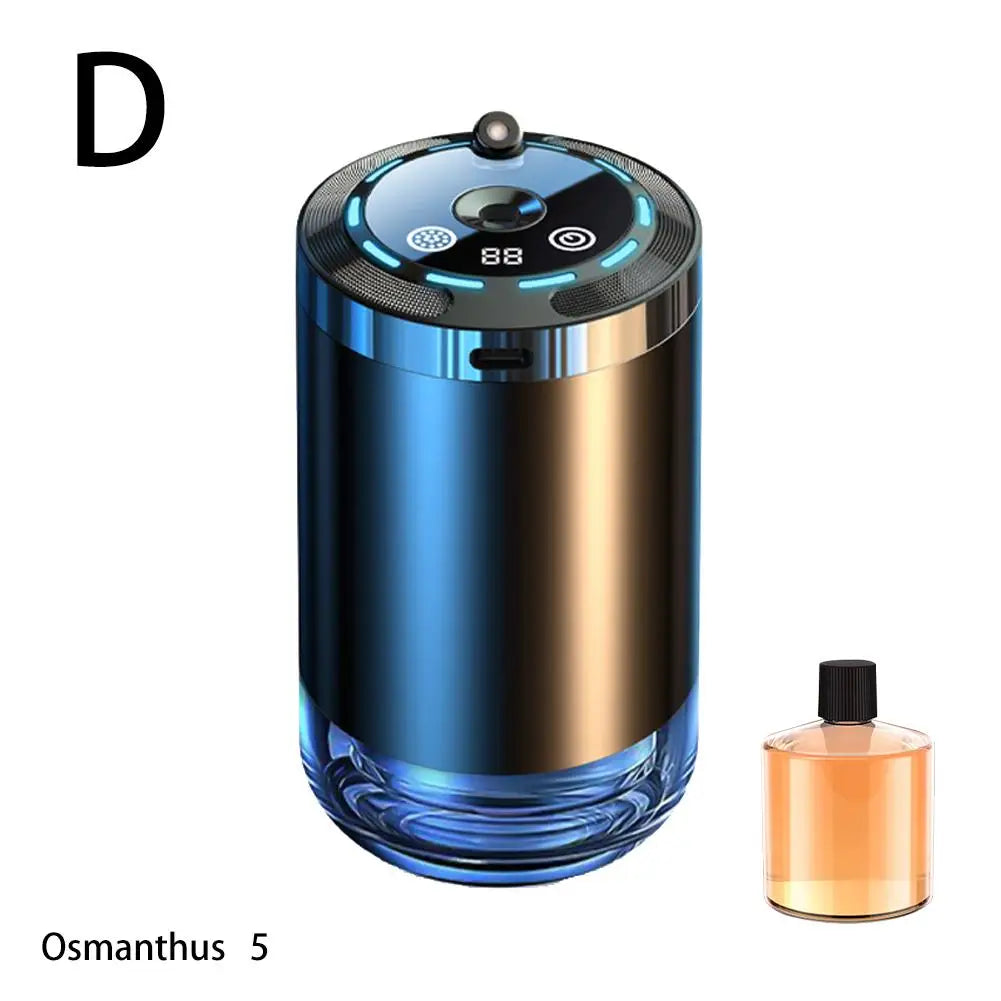 Car Air Freshener Diffuser with Starry Sky Ambient Light