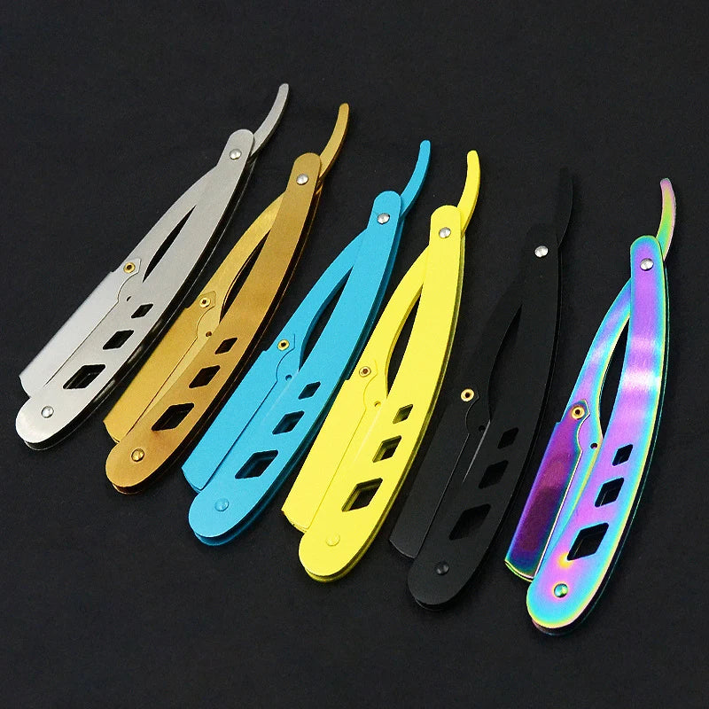 Folding Straight Razor Handle (Blade Not Included)