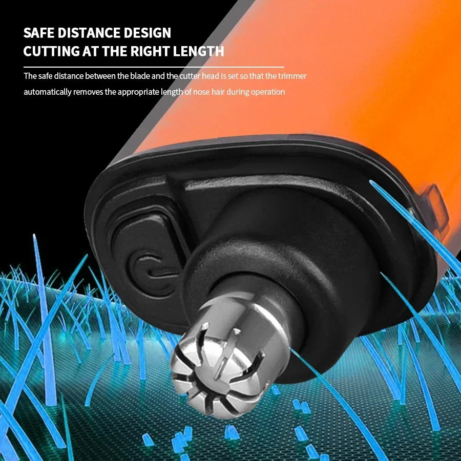 2-in-1 Ear & Nose Hair Trimmer — Portable, Painless Grooming