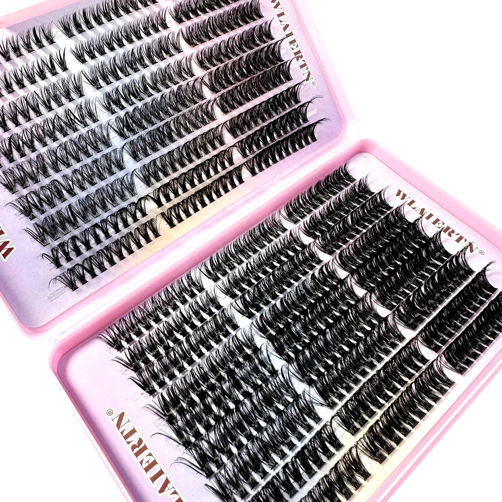 Faux Mink Individual Lash Clusters, Mixed Lengths