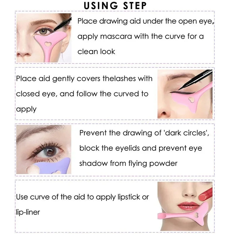 Silicone Eyeliner Stencil & Makeup Aid Tool