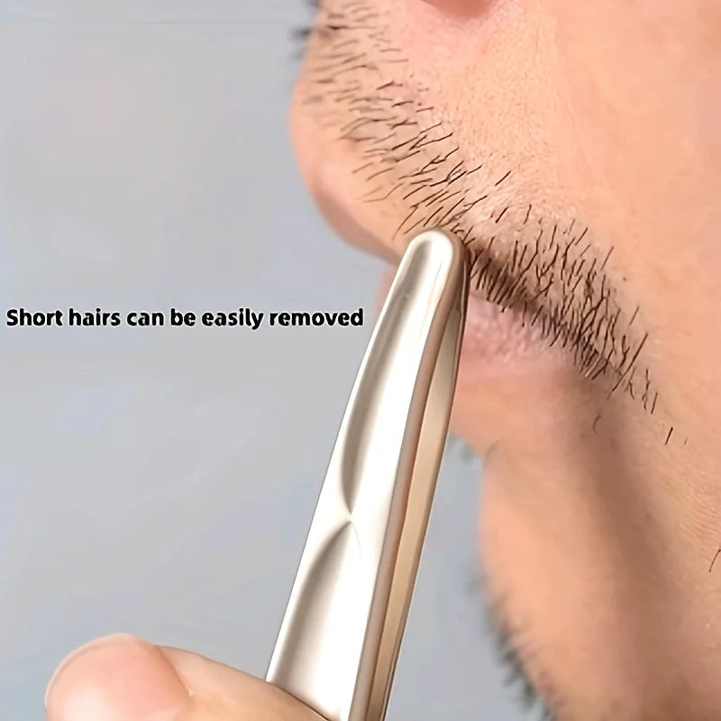 Round-Head Precision Tweezers for Eyebrows & Facial Hair