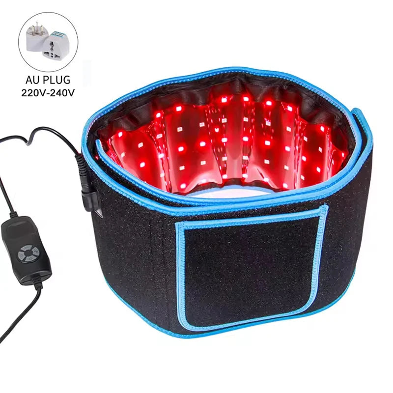 Red & Infrared Light Therapy Belt — Heat & Massage