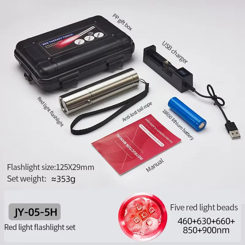 Red Light Therapy Pen — Multi-Wavelength Near-Infrared Device