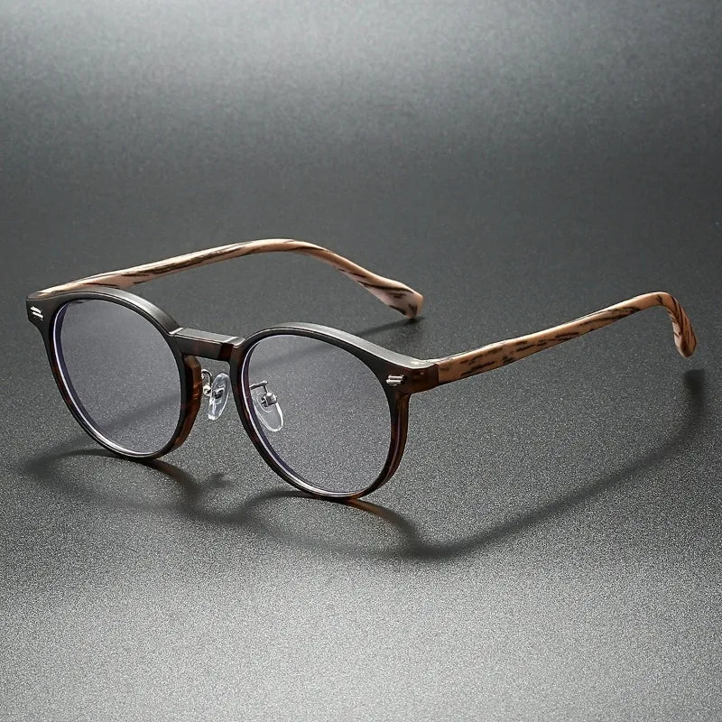 Vintage Round Blue Light Blocking Glasses — Retro Style