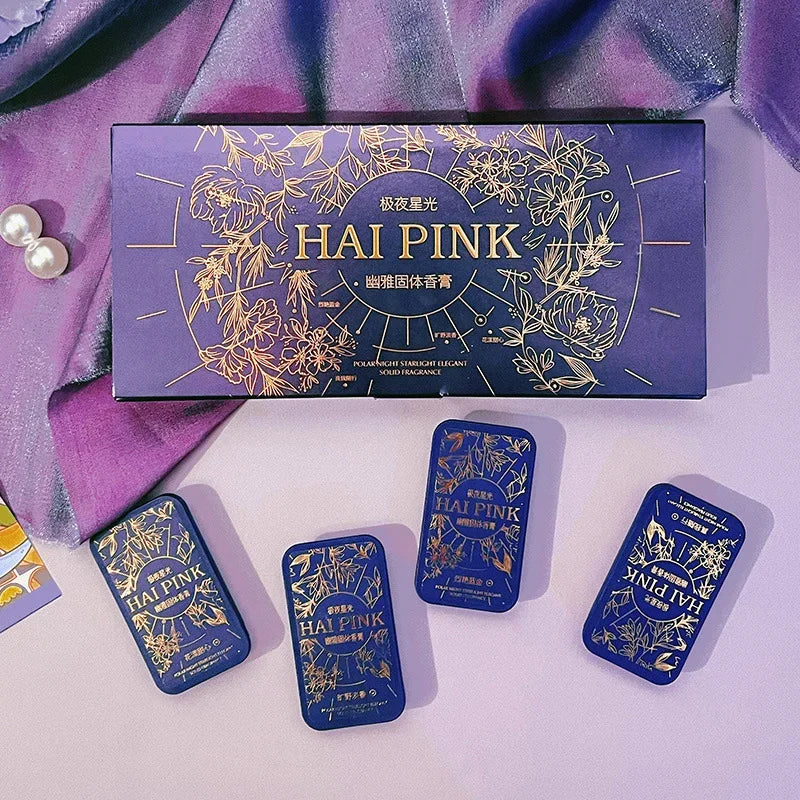 4-Piece Travel Perfume Set — Floral & Fruity Scents